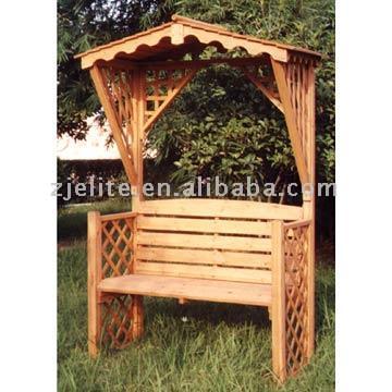  Wooden Garden Bench (Banc de jardin en bois)
