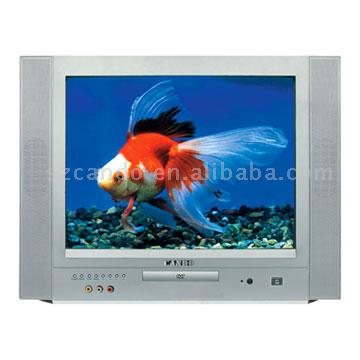  21" Color TV, DVD Combo (21 "TV couleur, lecteur DVD intégré)