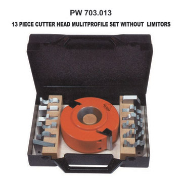  13pc Cutter Head Multi-Profile Set (13pc режущая головка многопрофильная Установить)