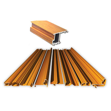 Wood-Pattern Transfer-Printed Aluminum Profiles (Holz-Pattern Transfer-Printed Aluminium Profile)