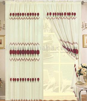  Polyester Embroidered Curtain (Polyester rideau brodé)