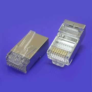 8P8C Modular Plug w / Shield (8P8C Modular Plug w / Shield)