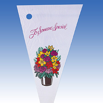  HDPE Printed Flower Sleeve (HDPE Печатный Цветочная рукава)