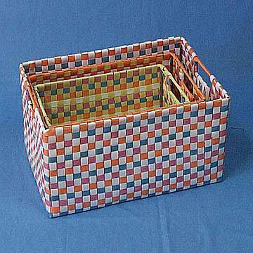  Colorful PP Baskets (Colorful PP Paniers)
