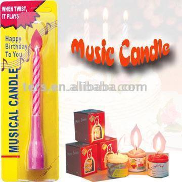 Musical Birthday Candle (Bougie d`anniversaire musicale)