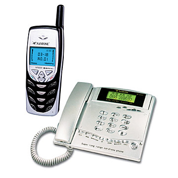  Long-Range Cordless Phone with Interphone Handsets (NF-8320) (Дальний беспроводный телефон с Внутренний телефонов (NF-8320))