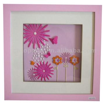  Resin Board Flower Decorative Frame ( Resin Board Flower Decorative Frame)