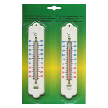 Thermometer aus Kunststoff und Holz Zurück (Thermometer aus Kunststoff und Holz Zurück)