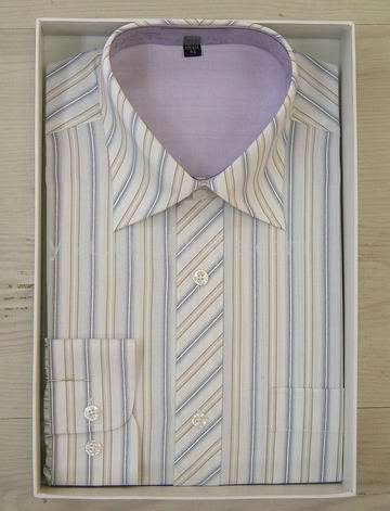  Men`s CVC Striped Shirt