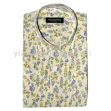  Men`s T/C Printed Shirt ( Men`s T/C Printed Shirt)