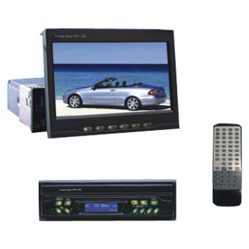  7" In-Dash TFT LCD Monitor with Radio/ TV / Amplifier / Touch Screen