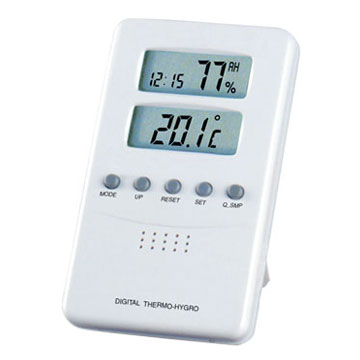  Digital Thermometer Hygrometer with Alarm Clock (Цифровой термометр гигрометр с будильником)