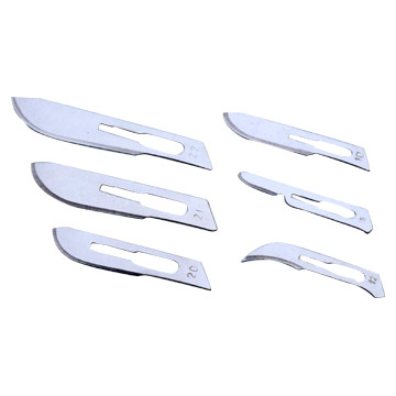  Disposable Carbon Steel Surgical Blades (Jetables en acier au carbone Lames chirurgicales)