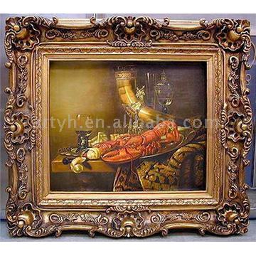  Oil Paintings and Wooden Frames (Картины, выполненные маслом и Деревянный багет)