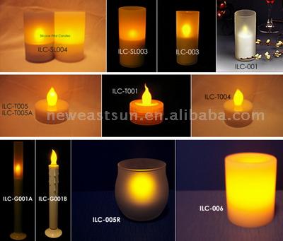  Battery Operated LED Candles & Tea Lights (Батарейках светодиодные свечи Чай & Lights)