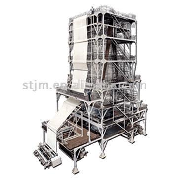 Three Layer Co-Extruded Agri / Geo-Membrane Blown Film Line (Три слоя Коэкструдированные Агри / геомембрана выдувных пленок линия)