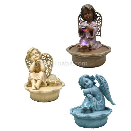  Polyresin Angel Fountains