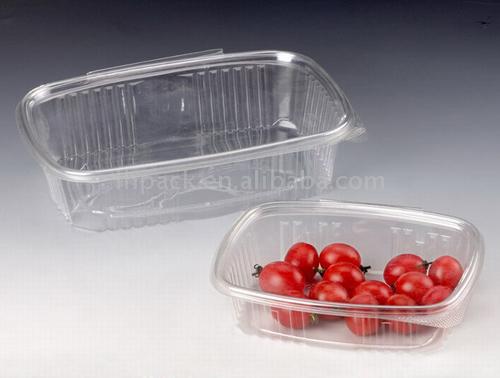  Hinged PET Clamshell