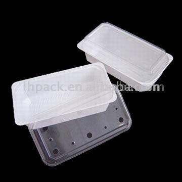  PS Food Tray with Lid