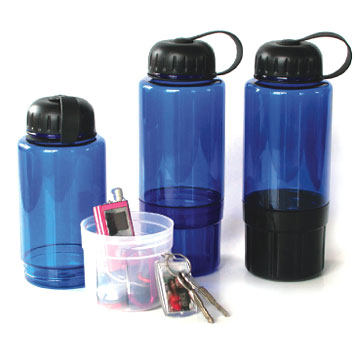  Durable Sports PC Water Bottles with CUP (Прочный спорта ПК бутылки с водой с Кубком)