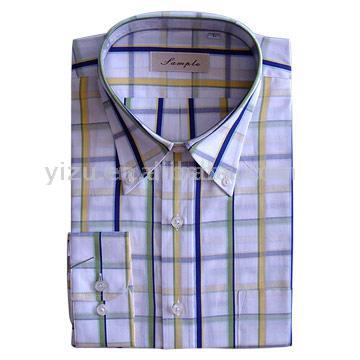  Men`s T/C Checked Shirt ( Men`s T/C Checked Shirt)
