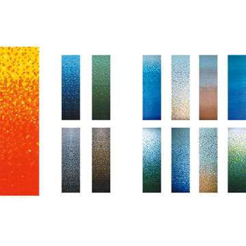  Glass Mosaic Color Gradation ( Glass Mosaic Color Gradation)