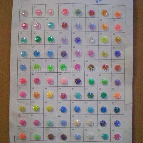  Bead Color Samples (Образцы цветов из бисера)