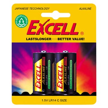  Alkaline Battery Excell LR14 (Щелочная батарейка Excel LR14)