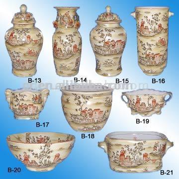 Hand-Painted Imitation Antique Vases ( Hand-Painted Imitation Antique Vases)