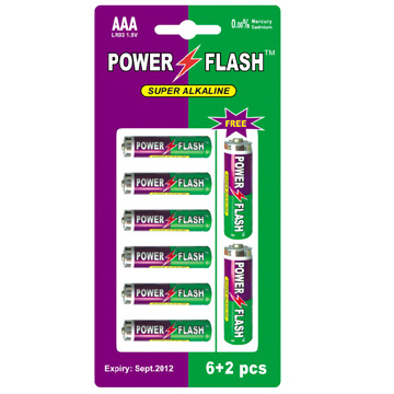  LR03 AM-4 Size AAA Alkaline Batteries (LR03 AM-4 Taille piles alcalines AAA)