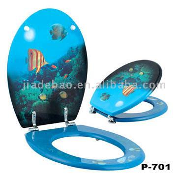  Printed Toilet Seat(Penguin Design)
