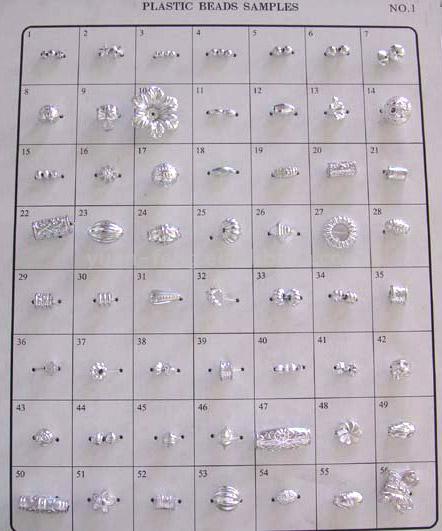  Silvered Plated Beads (Argenté Perles plaqué)