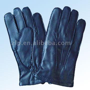  Hand Sewn Leather Gloves (Gants en cuir cousu main)
