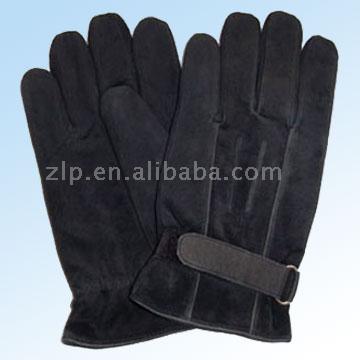  Men`s Pig Suede Leather Gloves ( Men`s Pig Suede Leather Gloves)
