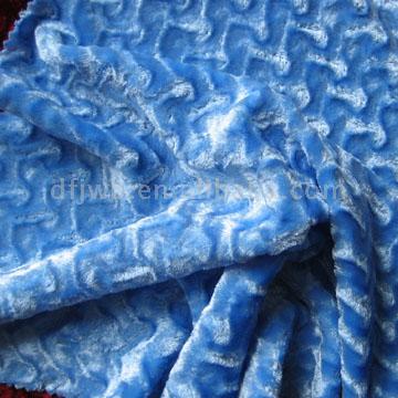  Cationic Velour Fabric with Steam Embossing