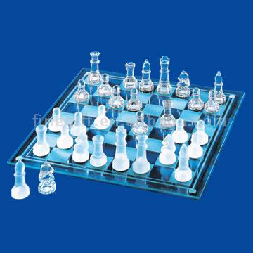  Chess Set (Glass) (Шахматы (стекло))