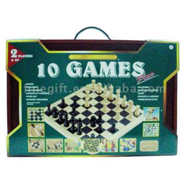  10 In 1 Game Set (Wood) (10 В 1 Game Set (Вуд))