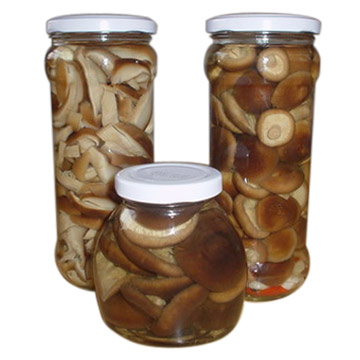 Shiitake-Pilze im Glas (Shiitake-Pilze im Glas)