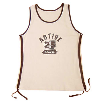  Women`s 1x1 Rib Tank Top (HT-S001)