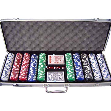  500pcs Chips Black Case Set ( 500pcs Chips Black Case Set)