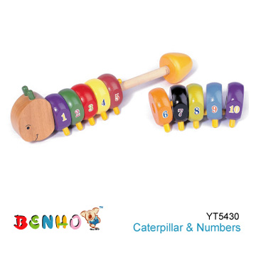  Wooden Caterpillar and Numbers