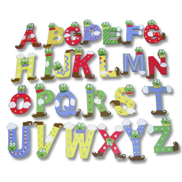  Children`s Wooden Alphabet (Children`s Alphabet en bois)