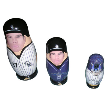  Baseball Nesting Dolls (Matrioshka) (Baseball Nesting Dolls (Matriochka))