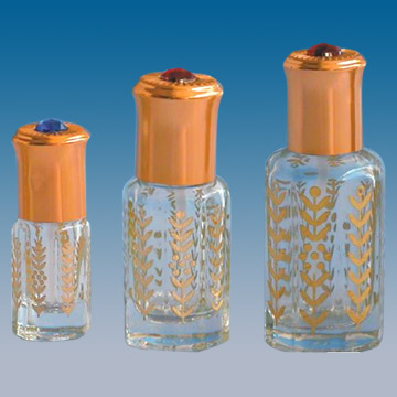  Glass Octagonal Bottle (Glas-Eck-Flasche)