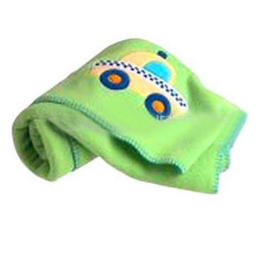  Baby`s Blanket with Embroidery (Baby`s Blanket avec de la broderie)