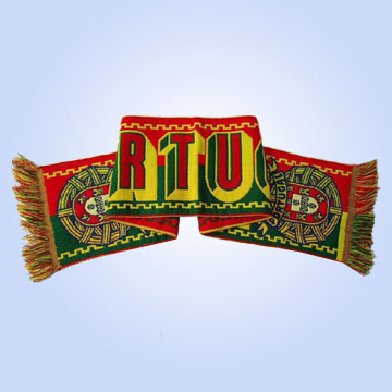  Woven Football Scarf (Woven Football Foulard)