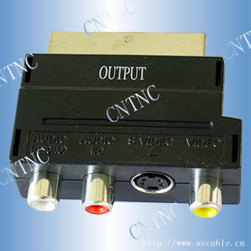  Scart Plug to 3rca And Mini. 4-Pin (Scart Plug to 3RCA et Mini. 4-Pin)