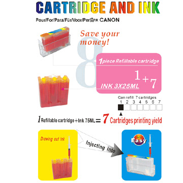  Cartridge & Ink Single Color Pack (Et cartouche d`encre séparés Color Pack)