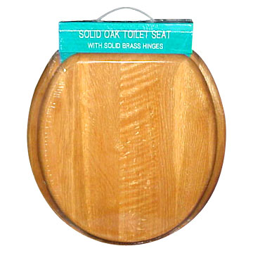  Oak Toilet Seat ()