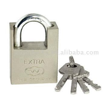  Square Type Wraped Beam Brass Padlock